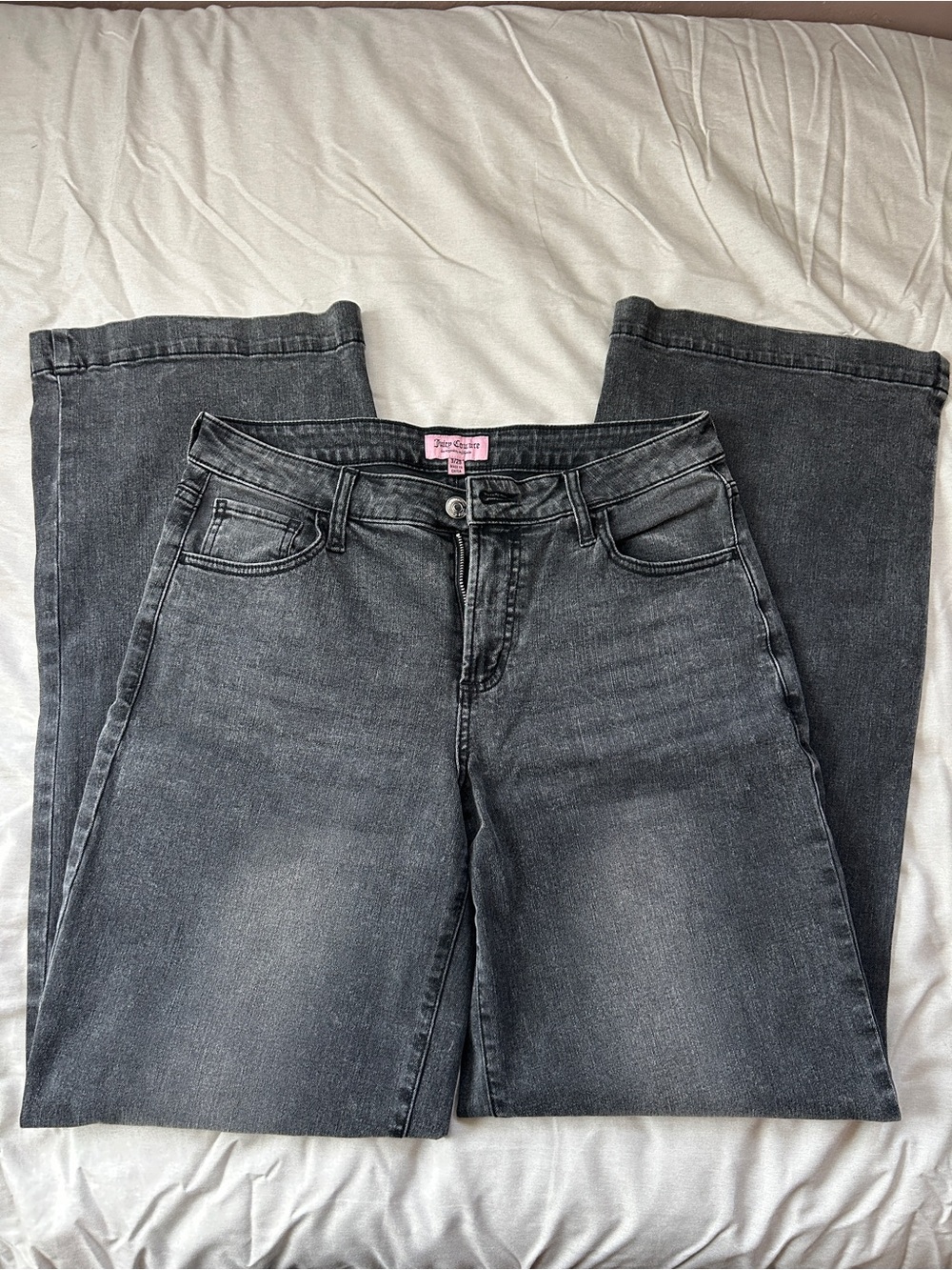 Juicy Couture Charcoal Grey Women’s Jeans - Vintage Wash